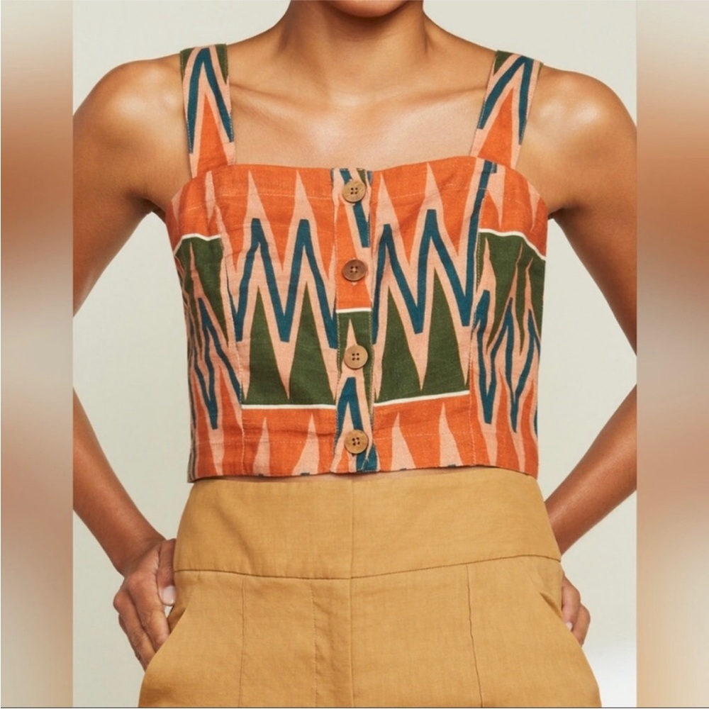 Veronica Beard Tiffany Top in Multi Color Size XS